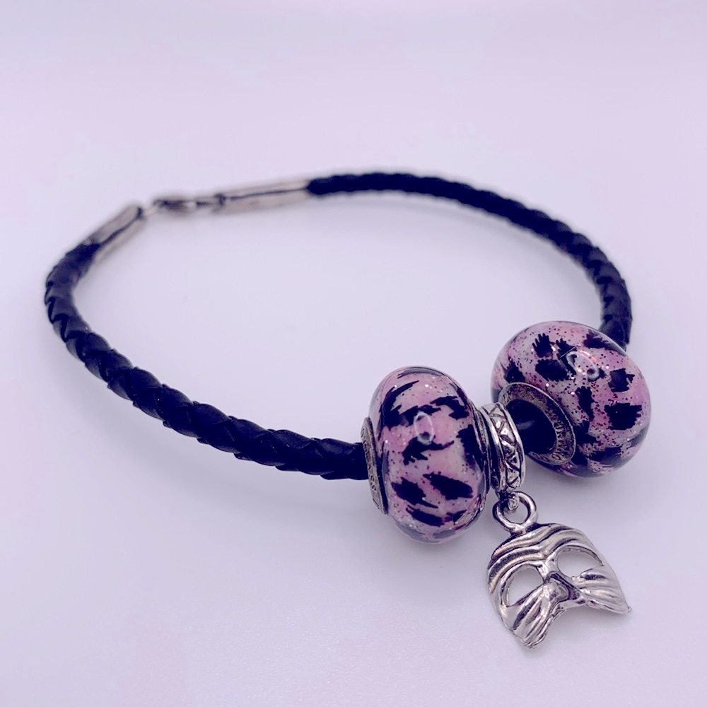 💝 CEDORA Murano Glass Pandora Style Bracelet 925 Silver Italy